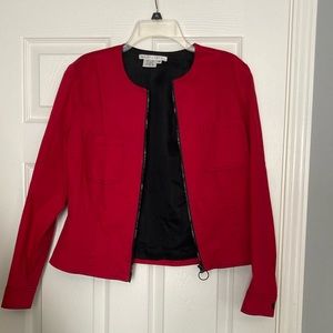 MAGGY LONDON red sport jacket size 10